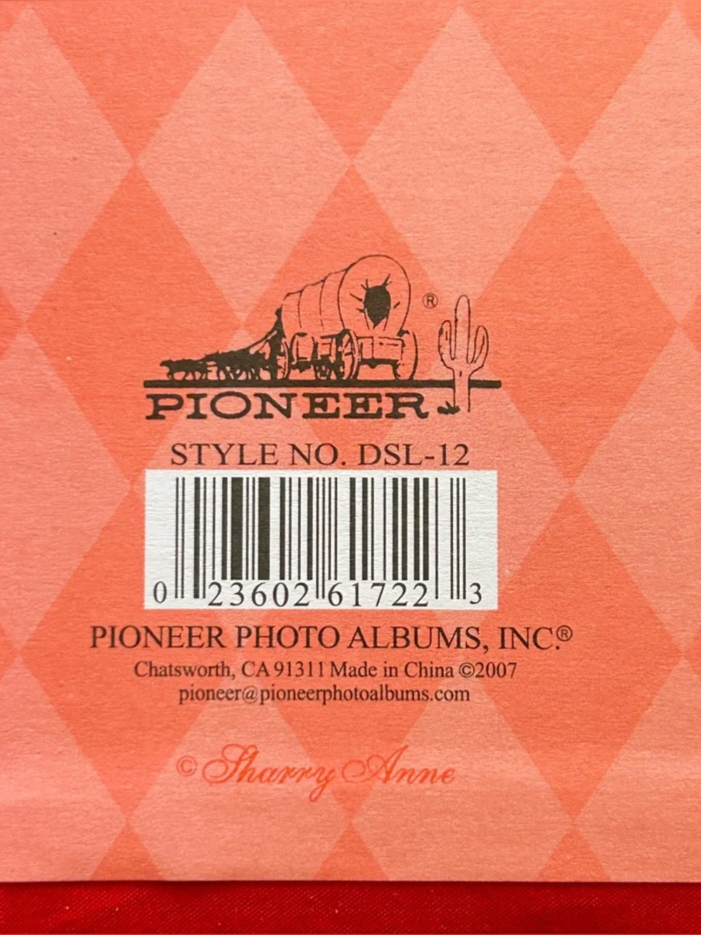 12 x 12 Deluxe Top Loading Red Scrapbook by Pioneer NEW